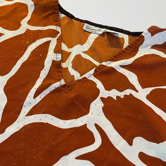 Vintage Mrs. Roper Caftan Three’s Company One Size Fits Most Giraffe Print - Picture 9 of 11